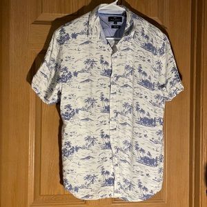 Micheal Brandon: Men’s tropical button down shirt